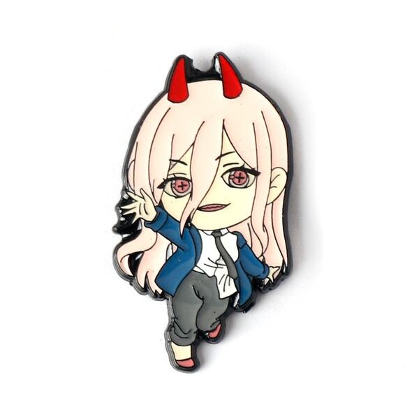 Chainsaw Man POWER Japanese Anime Manga Enamel Pins 03-1 - Picture 1 of 2
